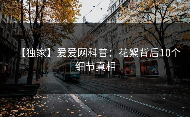 【独家】爱爱网科普:花絮背后10个细节真相